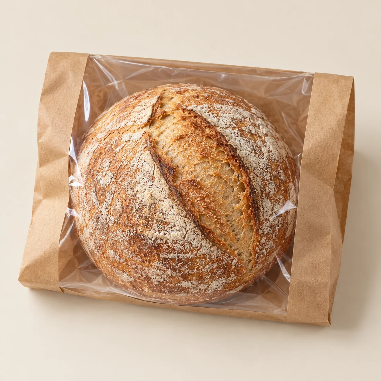 Round wheat sourdough